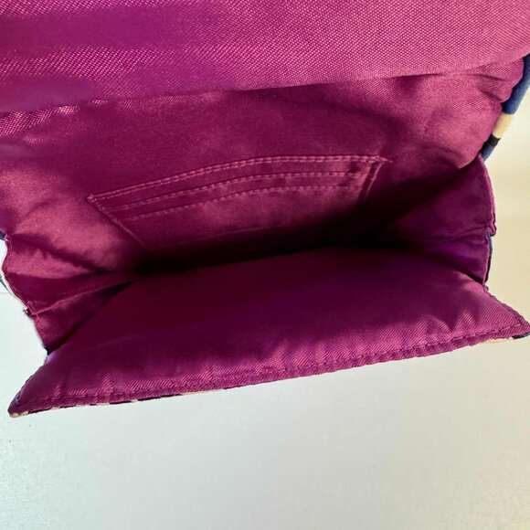 VERA BRADLEY African Violet Floral/Leopard Print Quilted Crossbody Bag - Picture 5 of 10